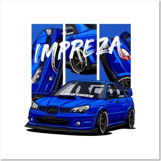 Impreza WRX STI Hawkeye, JDM Car Posters and Art